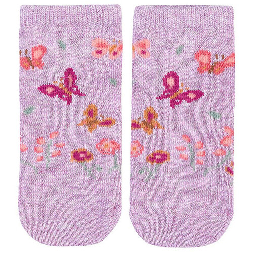 Toshi - Organic Ankle Baby Socks Lavandula [Size: 6 - 12 Months]