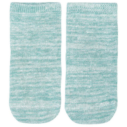 Toshi - Organic Baby Ankle Socks Marle Jade [Size: 0-6 Months]