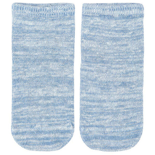 Toshi - Organic Baby Ankle Socks Marle Storm [Size: 6 - 12 Months]
