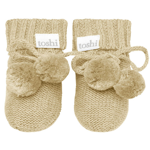 Toshi - Organic Booties Marley Driftwood [Size: 000]