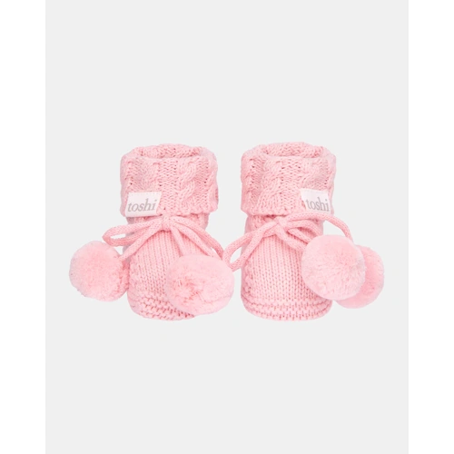 Toshi - Organic Booties Yummy Misty Rose [Size: 00]