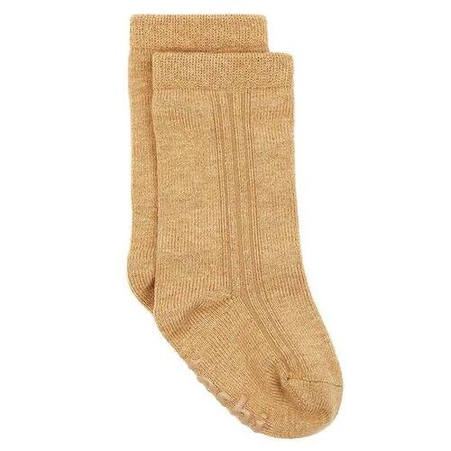 Toshi - Organic Dreamtime Knee High Socks - Copper [Size: 6 - 12 Months]