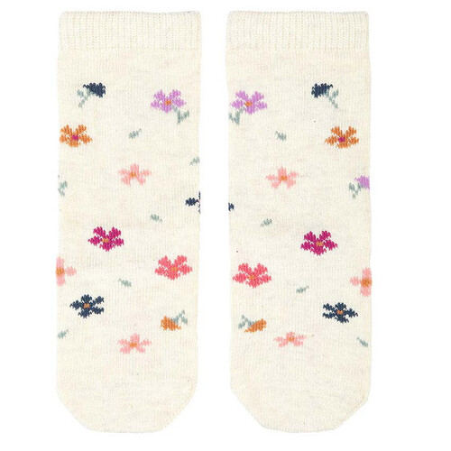 Toshi - Organic Knee High Socks Wild Flowers [Size: 1 - 2 Years]