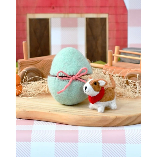 Tara Treasures - Felt Surprise Egg with Puppy Inside