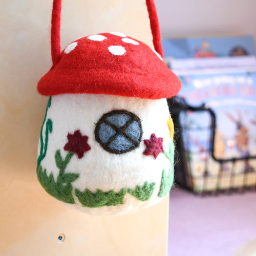 Tara Treasures - Felt Toadstool Bag