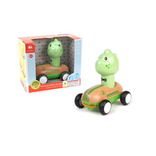 Press & Go Dinosaur Racer with Sound and Light