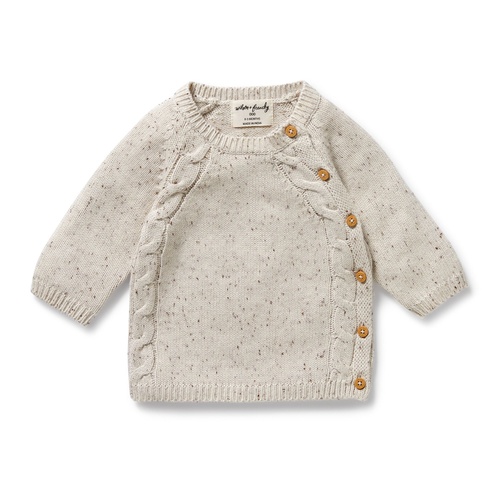 Wilson + Frenchy - Cookie & Cream Organic Knit Kimono Cardigan [Size: 0000]