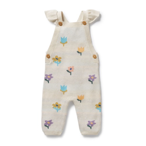 Wilson + Frenchy - Flower Pop Organic Knitted Jacquard Overall [Size: 00]