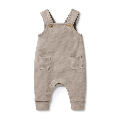 Wilson + Frenchy - Mushroom Organic Waffle Overall [Size: 0-3 Months]