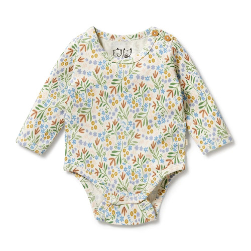 Wilson + Frenchy - Tinker Floral Organic Bodysuit [Size: 0-3 Months]